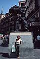 July 7, 1995 - Madrid, Spain.<br />Joyce at the Madrid Bear at the Puerta del Sol.