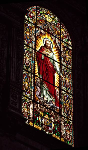 July 8, 1995 - Cordoba, Spain.<br />Inside the cathedral built inside the mosque.