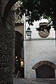 July 8, 1995 - Crdoba, Spain.<br />Asuncin and Salvador peeking around the corner.
