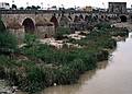 July 8, 1995 - Crdoba, Spain.<br />Roman bridge over the Rio Guadalquivir.