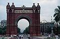 July 13, 1995 - Barcelona, Spain.<br />Arc de Triomf by Josep Vailaseca built for the 1888 Universal Exposition.