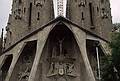 July 13, 1995 - Barcelona, Spain.<br />At the Sagrada Familia church.