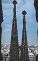 July 13, 1995 - Barcelona, Spain.<br />At the Sagrada Familia church.