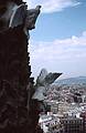 July 13, 1995 - Barcelona, Spain.<br />At the Sagrada Familia church.