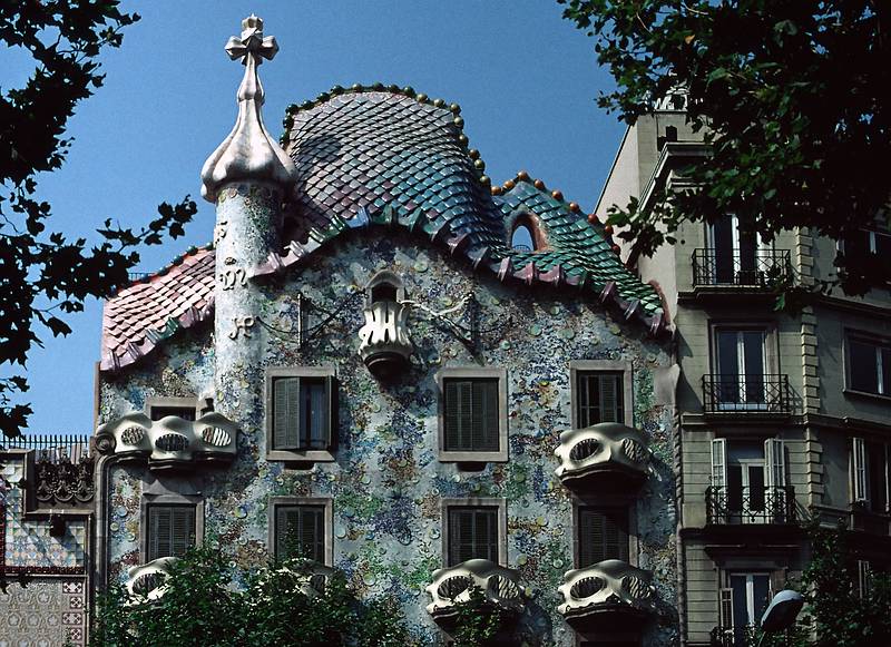 July 14, 1995 - Barcelona, Spain.<br />Casa Batll.