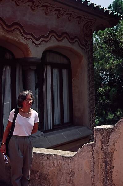 July 14, 1995 - Parc Gell, Barcelona, Spain.<br />Joyce.