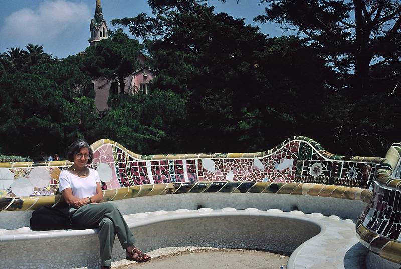 July 14, 1995 - Parc Gell, Barcelona, Spain.<br />Joyce.