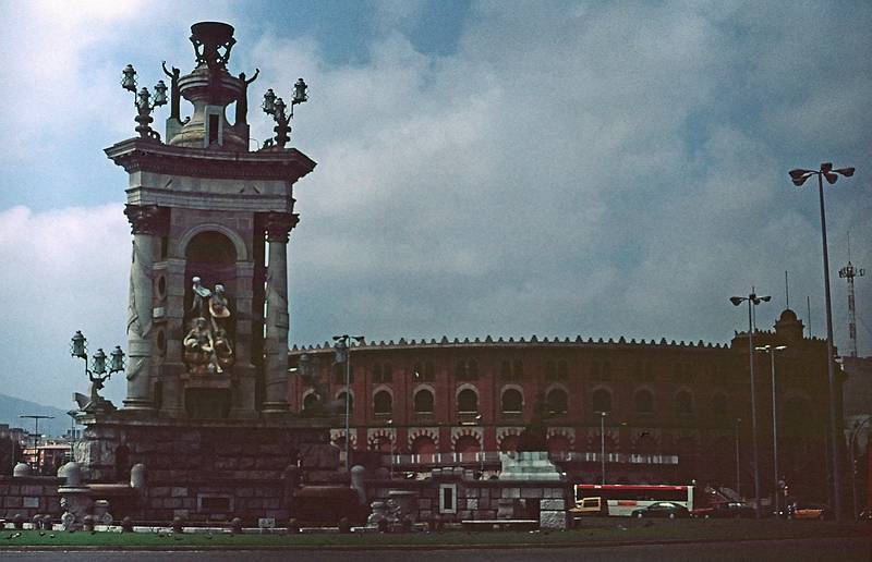 July 14, 1995 - Barcelona, Spain.<br />Plaza de Espaa, "Les Arenes" bullfighting ring (1900-1977).<br />Scheduled to become a shopping mall in 2009.