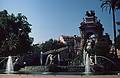 July 15, 1995 - Parc de la Cuitadella, Barcelona, Spain.<br />Cascade fountain (Gaudi participated on project).