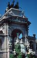 July 15, 1995 - Parc de la Cuitadella, Barcelona, Spain.<br />Cascade fountain (Gaudi participated on project).
