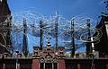 July 16, 1995 - Barcelona, Spain.<br />Museum Fundaci Antoni Tapies.<br />Sculpture atop the museum.