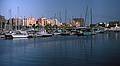 July 16, 1995 - Barcelona, Spain.<br />At the harbor.