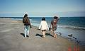 April 27, 1996 - Sandy Point State Reservation, Plum Island, Massachusetts.<br />Verena, Melody, and Eric.
