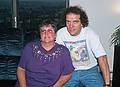 Sept. 22, 1996 - At Carl's apartment in Malden, Massachusetts.<br />Norma and Paul.