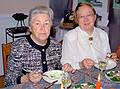 Dec. 24, 1996 - Christmas Eve at our home in Merrimac, Massachusetts.<br />Sisters Mirdza and Velta.