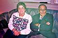 Jan. 18, 1997 - At Tom and Kim's for Marie's 75th birthday, South Hampton, New Hampshire.<br />Alice and Manuel (Paul's parents).