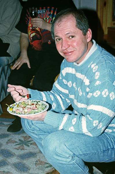 Jan. 18, 1997 - At Tom and Kim's for Marie's 75th birthday, South Hampton, New Hampshire.<br />Tom.