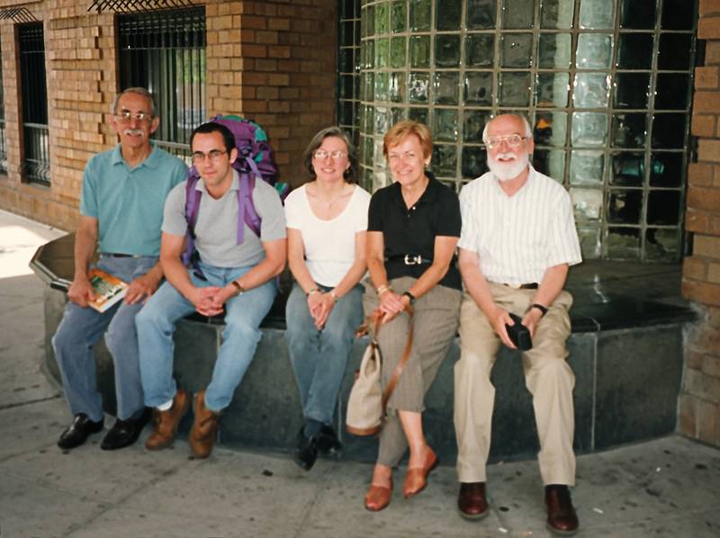 June 14, 1997 - New York City, New York.<br />Ronnie, Julian, Joyce, Baiba, and Egils.