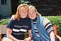 June 15, 1997 - Manchester by the Sea, Massachusetts.<br />Krista and Laila.