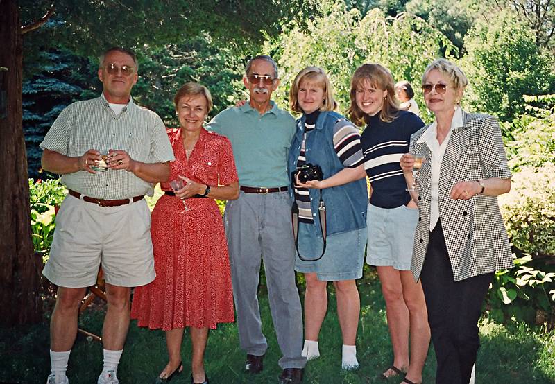 June 15, 1997 - Manchester by the Sea, Massachusetts.<br />Uldis, Baiba, Ronnie, Laila, Krista, Lilita.