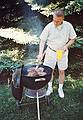 June 15, 1997 - Manchester by the Sea, Massachusetts.<br />Uldis at his favorite pastime.
