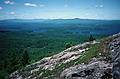July 20, 1997 - Mt. Major hike, White Mountains, New Hampshire.<br />Lake Winnipesaukee in the distance.