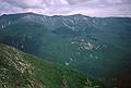 July 26, 1997 - On west side of Franconia Notch, New Hampshire.<br />View from Cannon Mountain (?) east to Mt. Lafayette and Franconia Ridge.