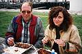Sept. 26, 1997 - Boston Harbor, Massachusetts.<br />Bill's group outing to George's Island. <br />Bill and Anne-Marie.