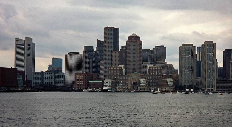 Sept. 26, 1997 - Boston Harbor, Massachusetts.<br />Bill's group outing to George's Island.