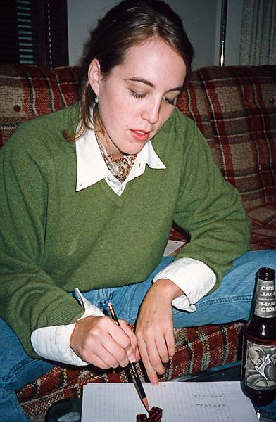 Sept. 26, 1997 - Rockport, Massachusetts.<br />Eric's 25th birthday celebration.<br />Alyssa.
