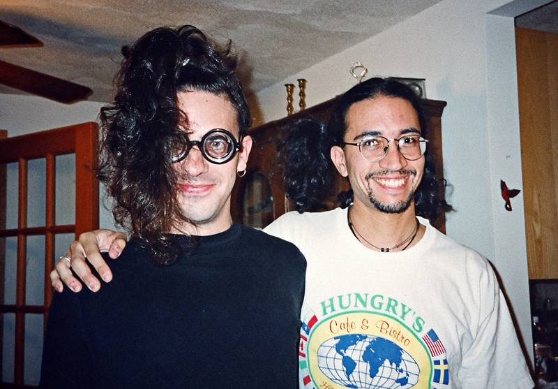 Sept. 26, 1997 - Rockport, Massachusetts.<br />Eric's 25th birthday celebration.<br />Randolph and Eric.