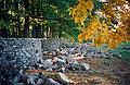Oct. 12, 1997 - Storm King Arts Center, Mountainville, New York.<br />Andy Goldsworthy's 'Storm King Wall', under construction when this photo was taken.