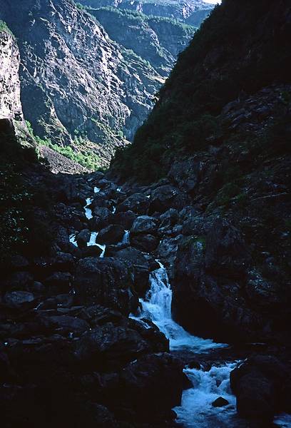 August 7, 1997 - Aurlandsdalen (Aurland valley) hike, Norway.<br />Aurlandsdalen.