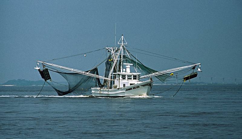 Shrimp boat.<br />May 24, 1998 - Jekyll Island, Georgia.