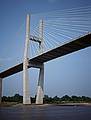 Talmadge Memorial Bridge.<br />May 25, 1998 - Boat ride on the Savannah River, Savannah, Georgia.