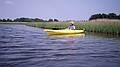 Joyce.<br />May 28, 1998 - Kayaking off Ocracoke Island, North Carolina.