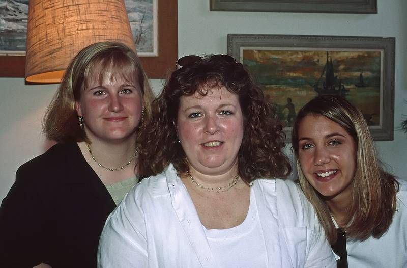 Laila, Priscilla, and Katrina.<br />Laila's graduation party.<br />June 21, 1998 - Manchester by the Sea, Massachusetts.