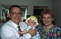 Vilnis, Iveta, and their first daughter Larisa.<br />Laila's graduation party.<br />June 21, 1998 - Manchester by the Sea, Massachusetts.