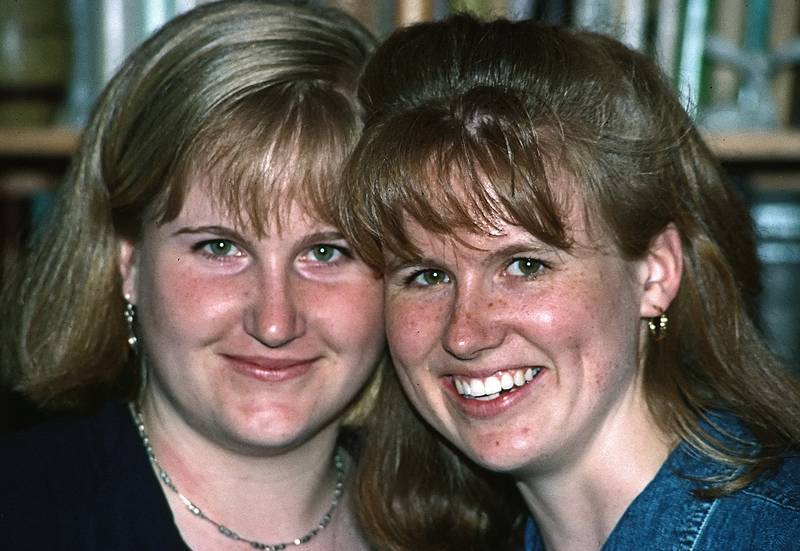 Laila and Krista.<br />Laila's graduation party.<br />June 21, 1998 - Manchester by the Sea, Massachusetts.