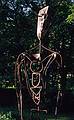 "Introspection", steel, by Joyce.<br />July 1998 - Merrimac, Massachusetts.