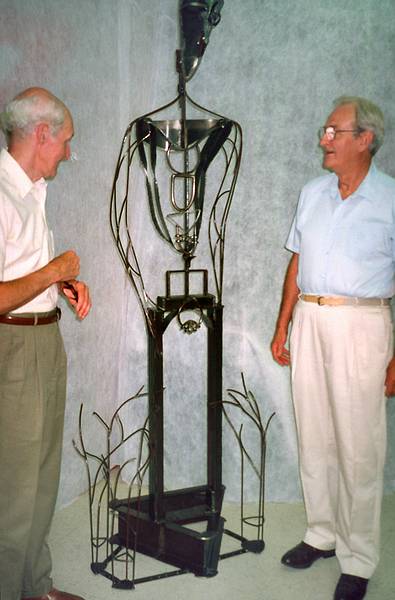 Bruce and Bill R.<br />'Our Own' art show.<br />August 16, 1998 - Firestation, Merrimac, Massachusetts.