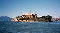 Approaching Alcatraz.<br />Nov. 5, 1998 - San Francisco, California.