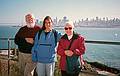 Egils, Melody, and Marie at Alcatraz.<br />Nov. 5, 1998 - San Francisco, California.