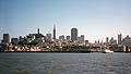Telegraph Hill and San Francisco slyline.<br />Nov. 5, 1998 - San Francisco, California.