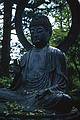 Buddha.<br />Japanese Tea Garden at Golden Gate Park.<br />Nov. 8, 1998 - San Francisco, California.