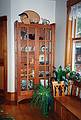 New display cabinet in kitchen.<br />August 28, 1999 - Merrimac, Massachusetts.
