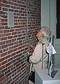 Marie reading a discription of Joyce's art.<br />Sept. 17, 1999 - Pentucket Arts Center, Haverhill, Massachusetts.