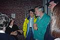 Alan, Dick and wife listening to Joyce.<br />Sept. 17, 1999 - Pentucket Arts Center, Haverhill, Massachusetts.