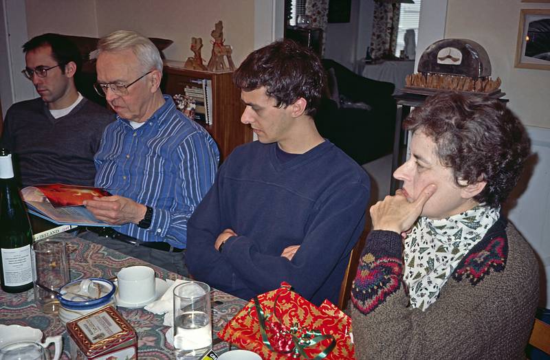 Julian, Mel, Gordon, and Marilyn.<br />Dec. 25, 1999 - Christmas Day in Merrimac, Massachusetts.