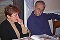 Baiba and Ronnie.<br />Dec. 25, 1999 - Christmas Day in Merrimac, Massachusetts.